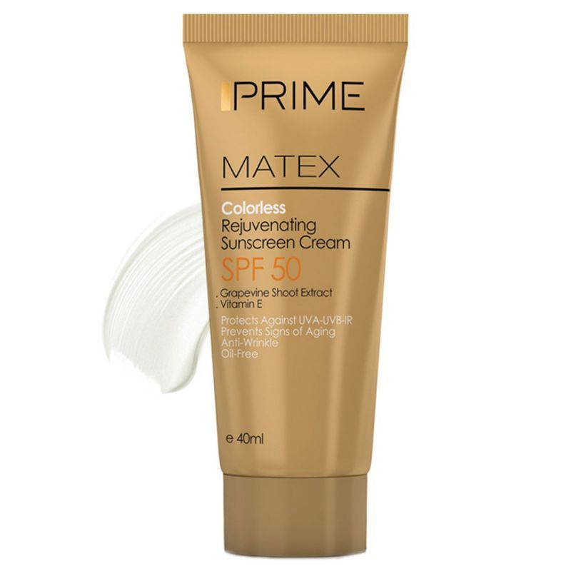 کرم ضدآفتاب جوان کننده فاقد رنگ SPF 50پریم