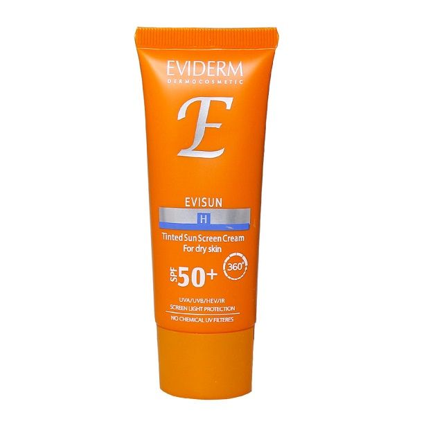 ضد آفتاب رنگی شماره 2 مناسب پوست خشک SPF 50 اویدرم