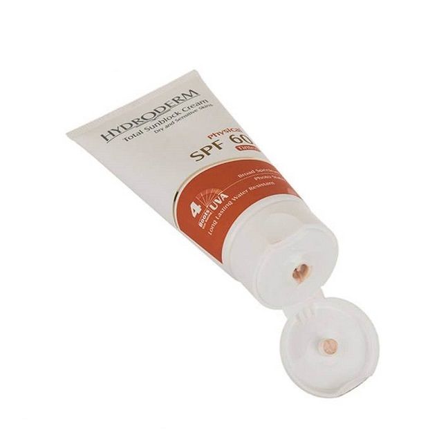 کرم ضد آفتاب SPF 60 رنگ بژ روشن هیدرودرم