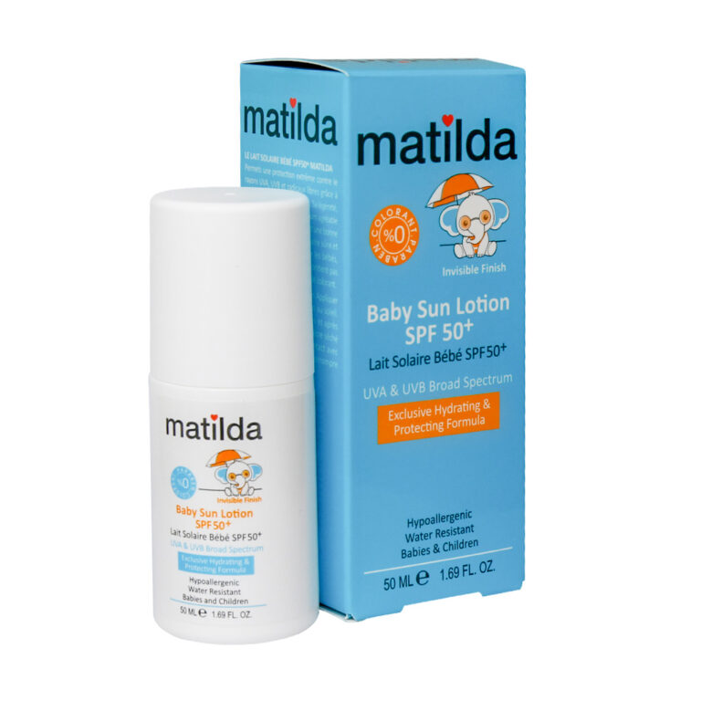 لوسیون ضد آفتاب کودک SPF50 ماتیلدا