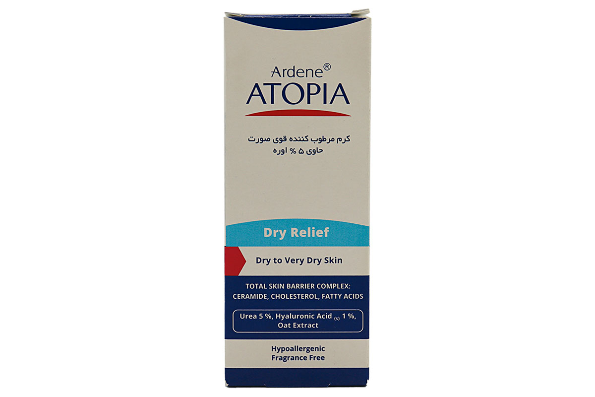 کرم مرطوب کننده قوی صورت آردن آتوپیا حاوی 5% اوره