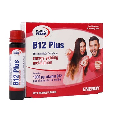 ویال خوراکی ویتامین B12 پلاس یوروویتال