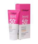کرم ضد آفتاب SPF50 بژ طبیعی پوست حساس ویتالیر