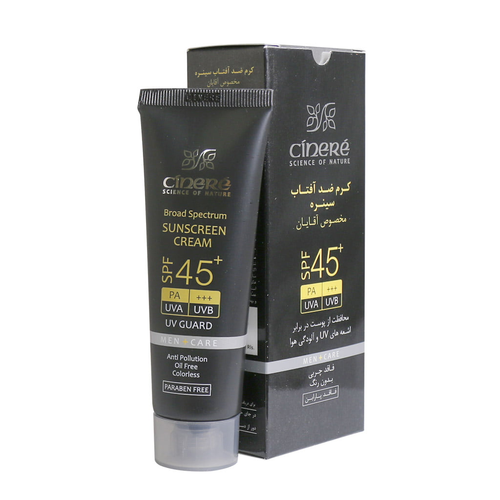 کرم ضد آفتاب SPF45 مخصوص آقایان سینره