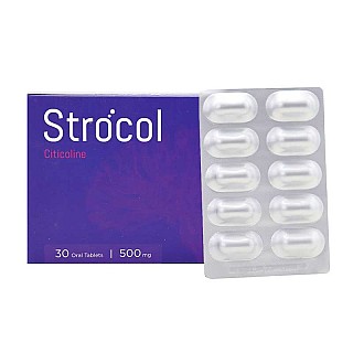 قرص استروکل سیتی کولین 500 میلی گرم 30 عددی